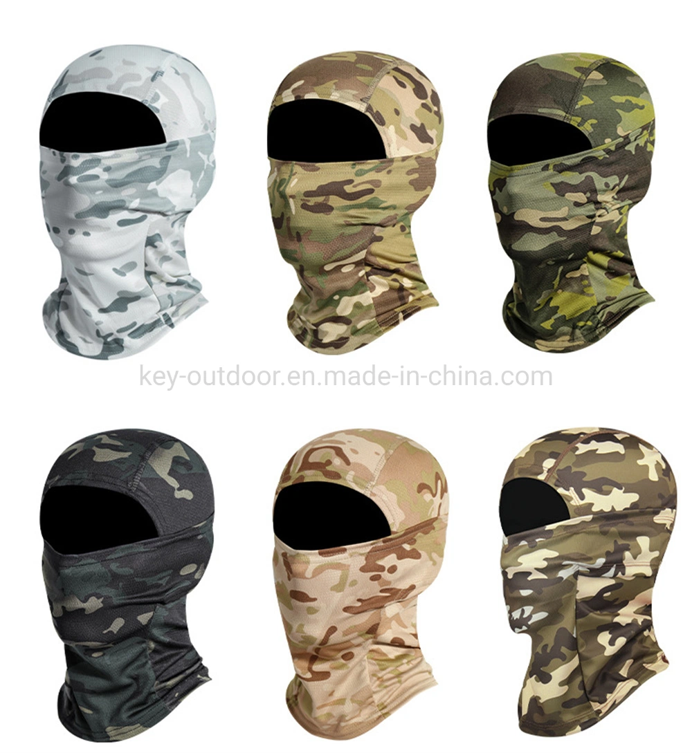 Tactical Camouflage Balaclava Full Face Mask CS Wargame Hunting Cycling Sports Helmet Liner Cap Ski Mask