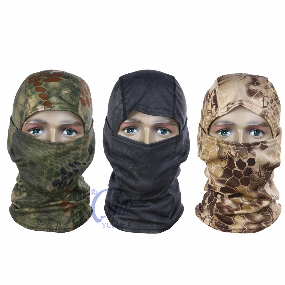 Outdoor Sports Windproof Tactical Camo Headgear Military Riding Full Face Balaclava Ski Mask